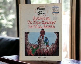 1985 Journey To The Center of the Earth, Jules Verne, Classics and Comics, Hardcover