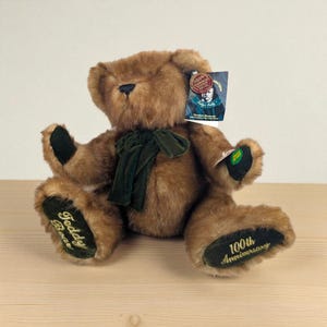 Vintage 2002 Talking Teddy Bear Plush: Dandee 100th Anniversary Collector&#39;s Edition