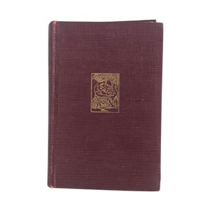 Livre de poésie 1924, collection de vers anciens pour enfants, cadeau littéraire vintage pour étudiants, anthologie de poésie classique
