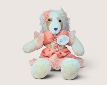 1985 North American Bear Co Collie Parton VOP Plush Dog Doll with Tag