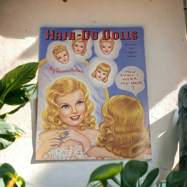 Vintage Queen Holden Hair Do Doll Book