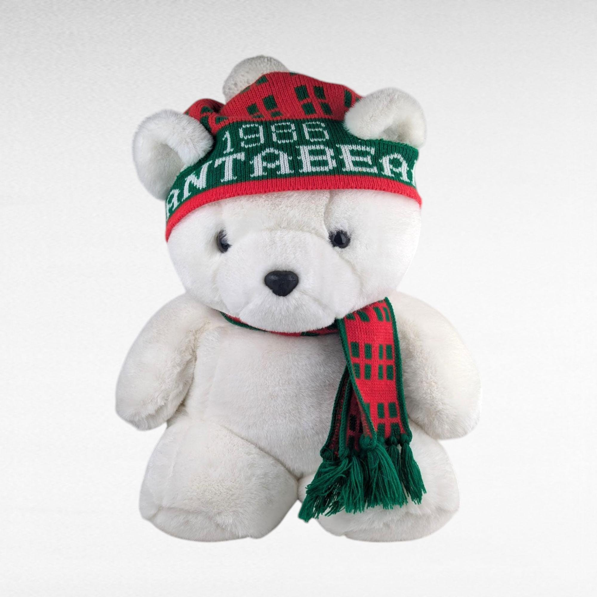 1986 Dayton Hudson Santa Bear, Vintage Holiday, Plush