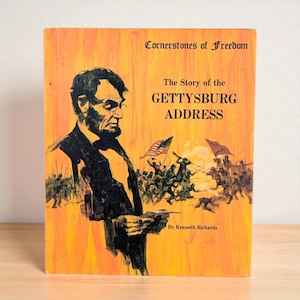 1966 Gettysburg Address Book: Civil War History, Lincoln Speech