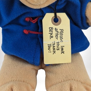 Peluche vintage ours Paddington 20 cm 20 po. image 5