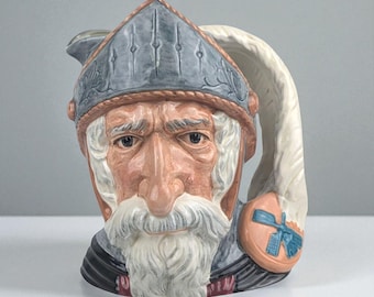 Vintage Royal Doulton Don Quixote Toby Jug D6455: English Pottery