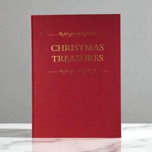 Vintage 1998 Christmas Treasures Book by Deborah Cannarella | Coffee Table Book | Holiday Decor | Christmas Gift | Illustrated
