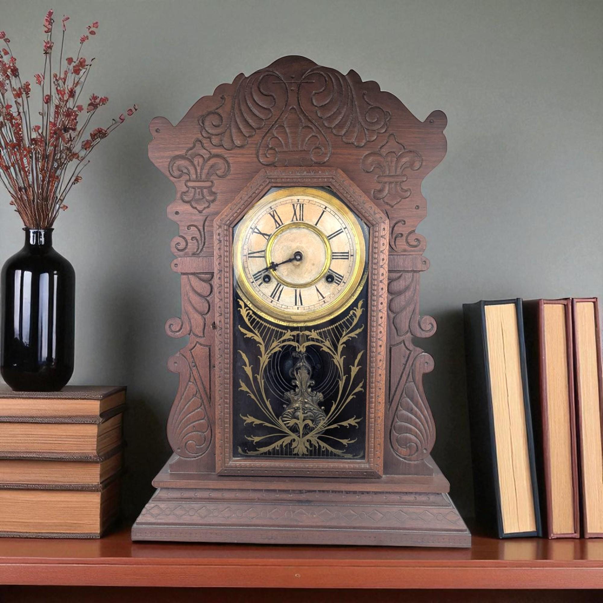Antique Waterbury Gingerbread Clock: for Parts/repair - Etsy