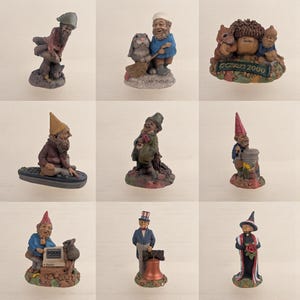 Your Choice Vintage Tom Clark Gnome Figurine: Cairn Studio