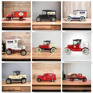 Vintage ERTL Collectible Die-Cast Metal Bank - Select Your Favorite