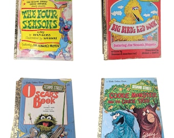 ヴィンテージ セサミストリートの本：エルモ、ビッグバード、クッキー