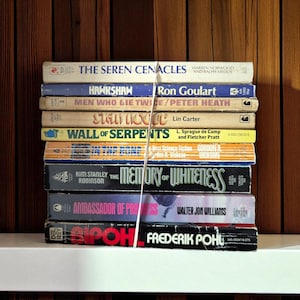 Vintage Sci-Fi Paperback Book Choice: 70s-80s Pulp Collection