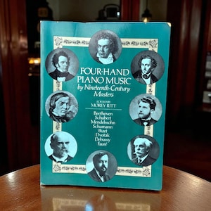 19th Century Piano Music Book: Four-Hand Scores by Masters