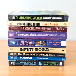 You Pick Sci-Fi or Fantasy Paperback: Classic Asimov, 80s Fantasy, and Space Opera Novels