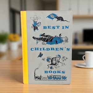 1958 Best in Children&#39;s Books Vintage, Hardcover Anthology, Gift for Young Readers, Story Collection