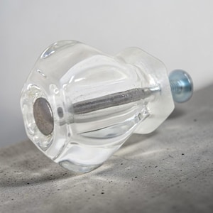 Vintage Glass Drawer Pulls Set of 10