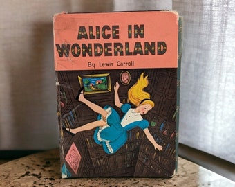 1955 Alice in Wonderland, Lewis Carroll, Hardcover Book