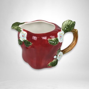 K Apple Shaped Ceramic Pitcher image 3