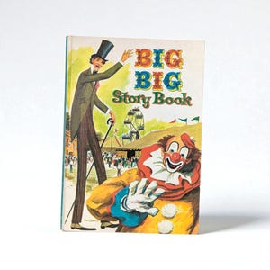1955 Big Big Storybook, Whitman Publishing Hardcover, Classic Children&#39;s Stories, Collectible Book, Gift for Nostalgia Lover