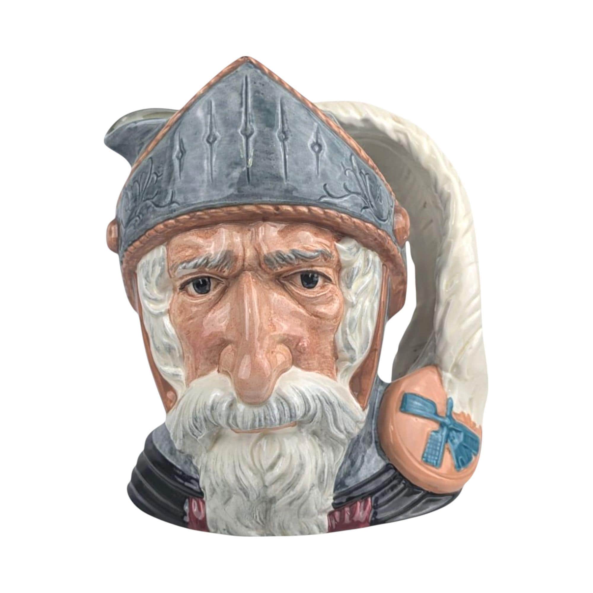 廃盤希少 ロイヤルドルトン バーベックトリオ Vintage Royal Doulton Don Quixote Toby Jug D6455: English Pottery