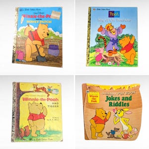 Vintage Winnie the Pooh Book Lot: Children&#39;s Classic Collection