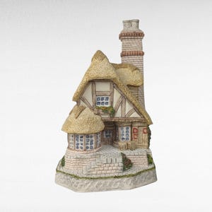 1991 David Winter Audrey&#39;s Tea Room Cottage: Signed English Village