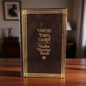 1976 Uncle Tom&#39;s Cabin, Harriet Beecher Stowe, Hardcover Book, Vintage Literature, Classic American Novel