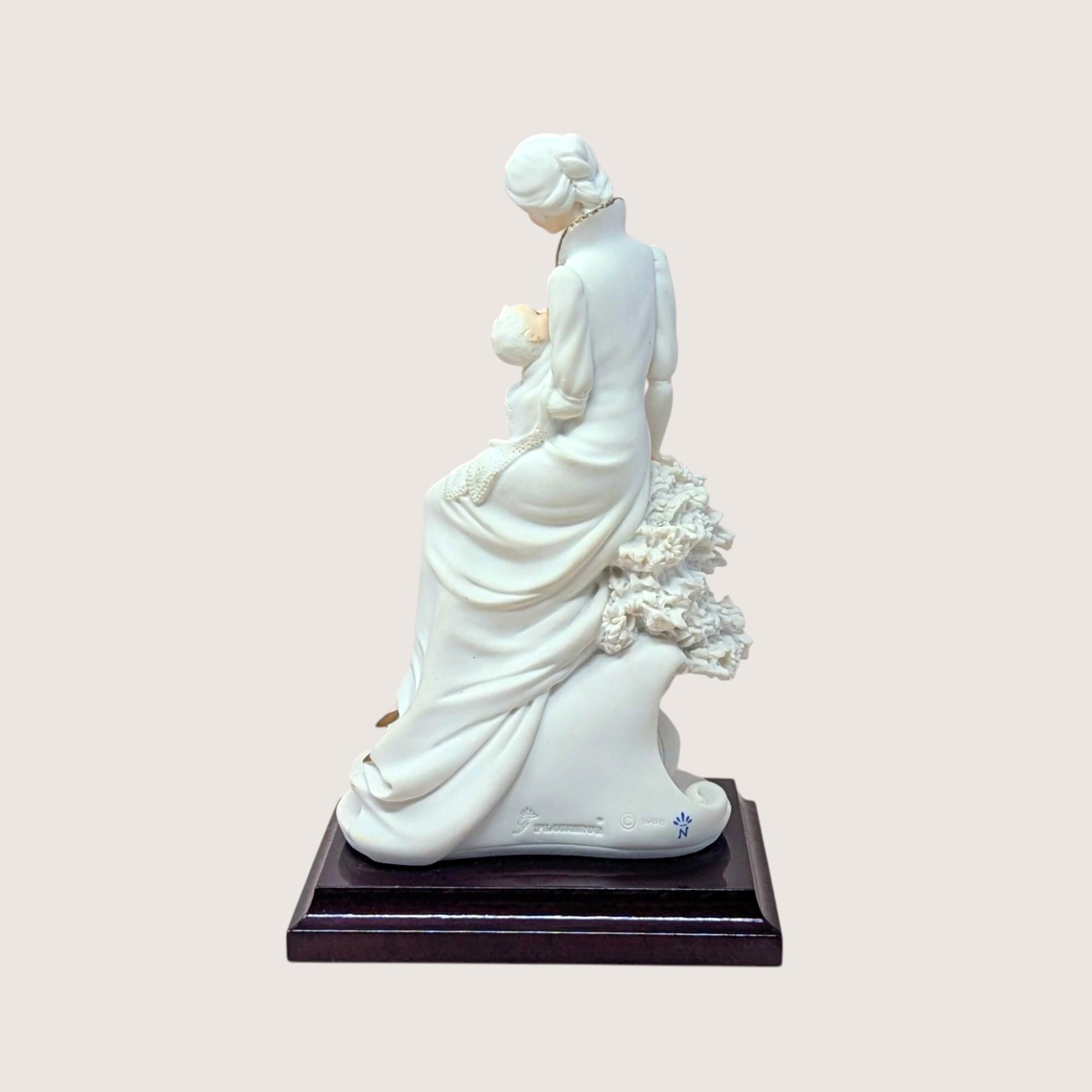 1992 Giuseppe Armani Maternal Statue – Florence Italy Porcelain