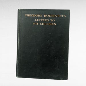 Cartas de Theodore Roosevelt de 1919, editadas por Bishop, tapa dura, correspondencia histórica, regalo para aficionados a la historia, decoración de libros antiguos.