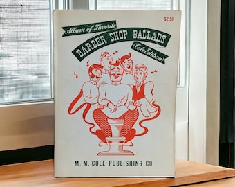 Cahier de musique Barber Shop édition Ballands Cole, 1944