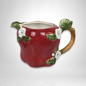 K Apple Shaped Ceramic Pitcher image 4