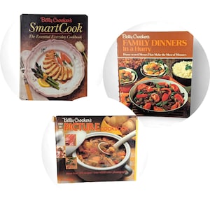 Vintage Betty Crocker Cookbook Trio: 1970s-80s Recipe Collection