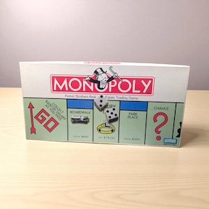 Vintage 1997 Hasbro Monopoly Game, Parker Brothers, Complete, Classic Board Game, Family Game Night Favorite