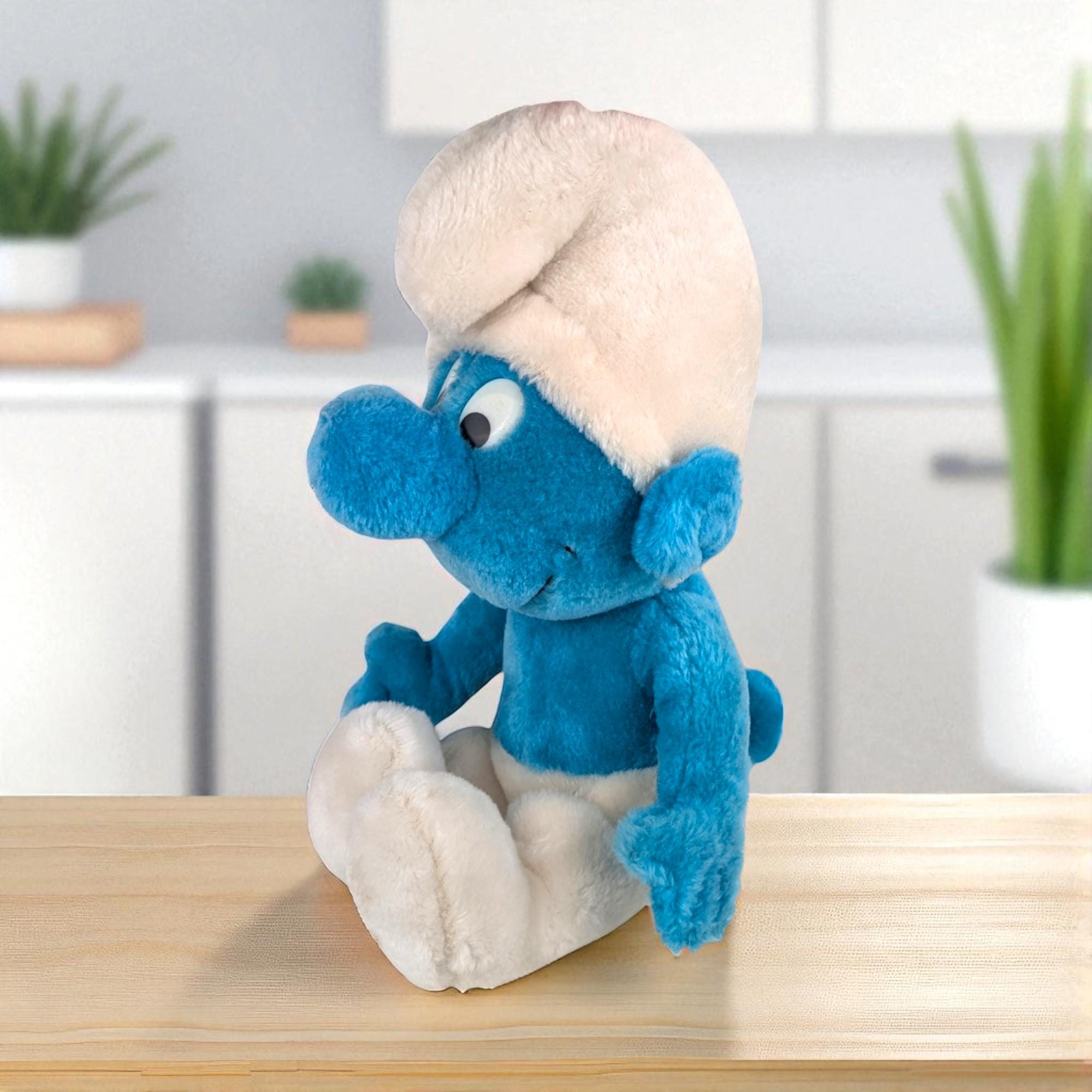 Vintage 1979 Smurf Plush Toy, 12