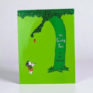 The Giving Tree by Shel Silverstein, 1992 Hardcover Edition, Children&#39;s Literature, Classic Storybook, Gift for Kids, Vintage Book