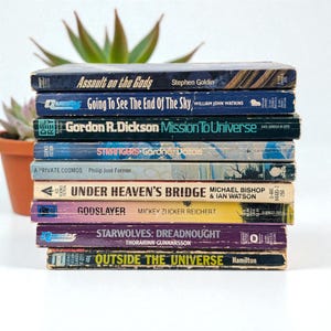 Vintage Sci-Fi Fantasy Paperback Book: Your Choice of Classic Titles