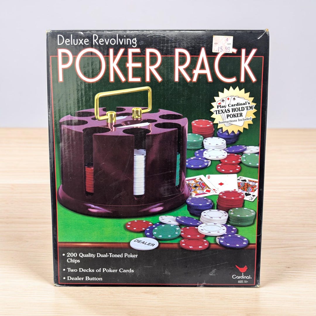 Cardinal Rack Vintage Cardinal Deluxe Rotating Poker Rack Set - Etsy