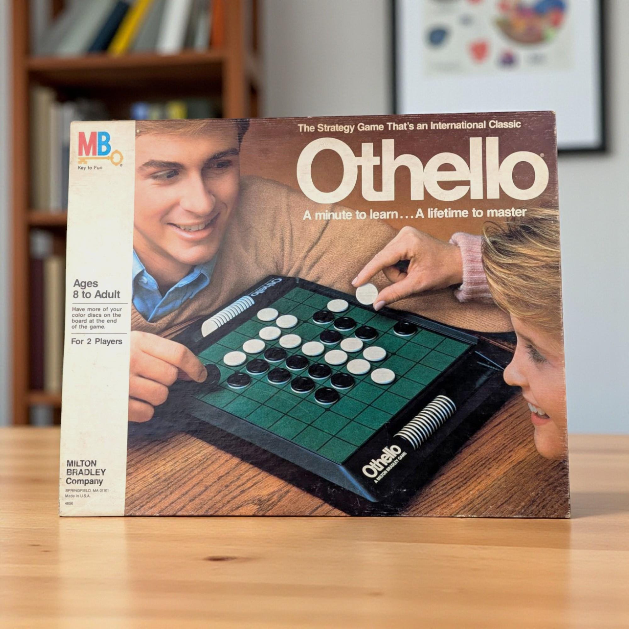 1986 Milton Bradley Othello Game - Etsy