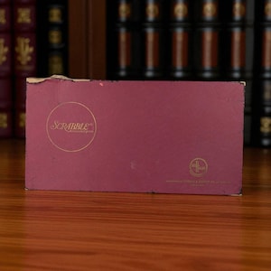 Vintage 1953 Scrabble Game: Selchow & Righter Collectible Edition