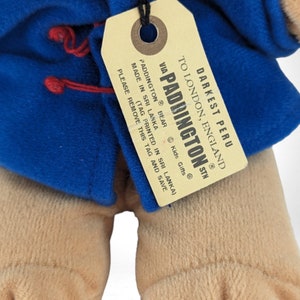 Peluche vintage ours Paddington 20 cm 20 po. image 4