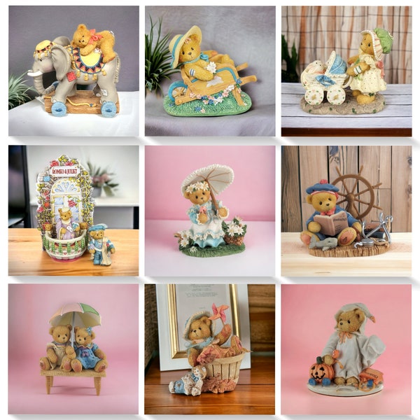 Vintage Cherished Teddies Figurine, You Choice