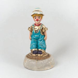 Vintage Ron Lee Rascal Clown Figurine: Whimsical Collectible Decor
