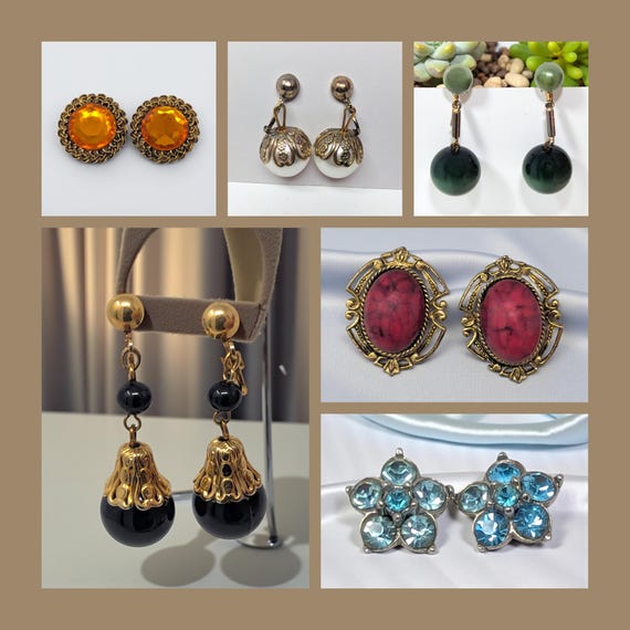 Vintage Statement Earring Choice - image 1