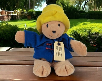 Vintage Paddington Oso Felpa 8" Oso de Peluche