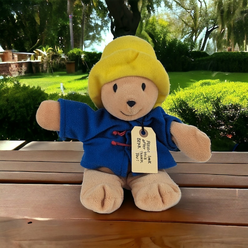 Peluche vintage ours Paddington 20 cm 20 po. image 1