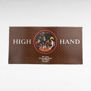 Juego de mesa High Hand de Milton Bradley, de 1984, completo con instrucciones, juego de cartas estratégico