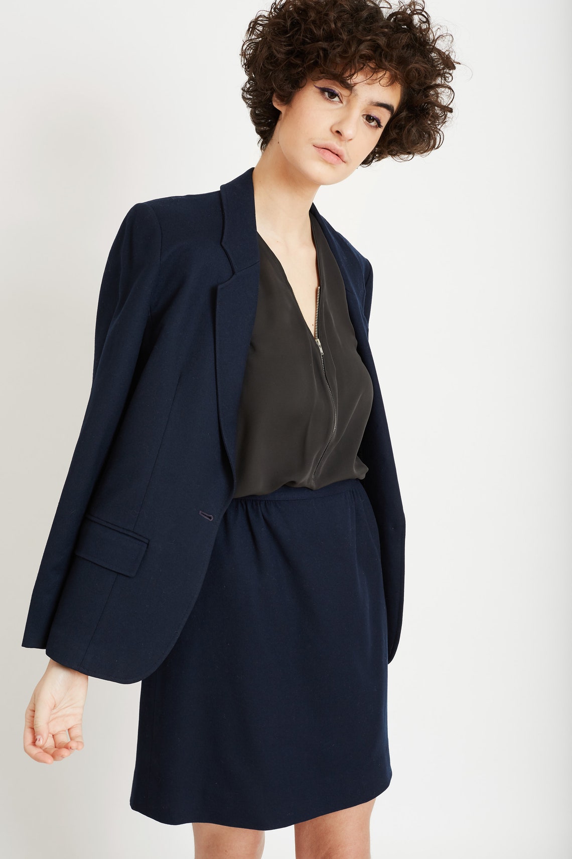 Pendelton Wool Suit Set W/ Mini Skirt and Blazer - Etsy