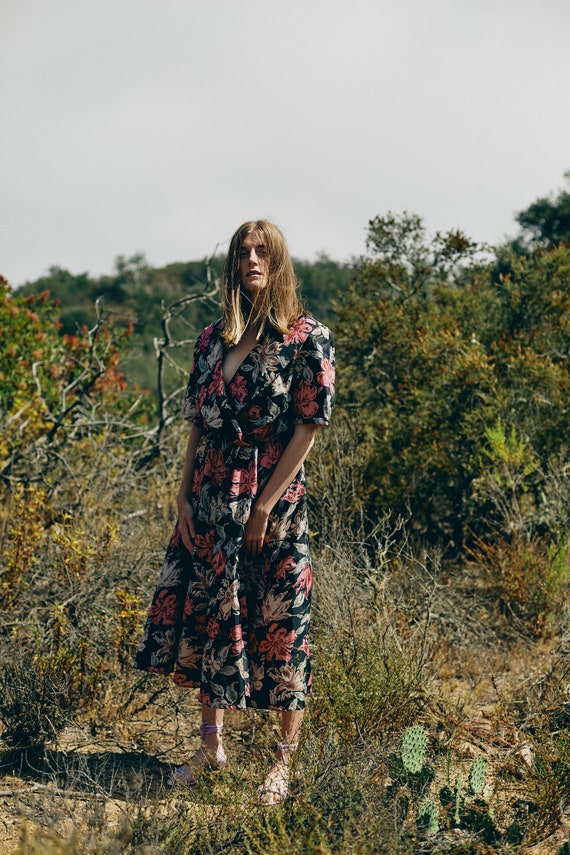 Floral Watercolor Dress - image 2