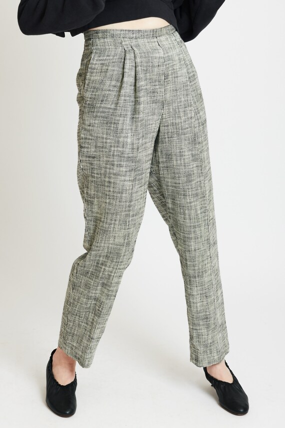 Tweed Ecru Trouser - image 4