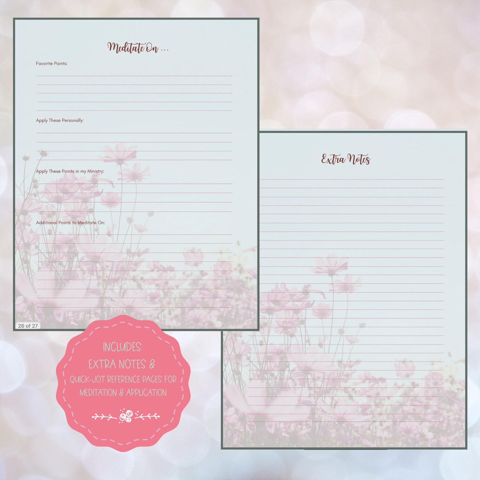 Exercise Faith 2021 2022 Circuit Assembly JW Digital Notebook | Etsy