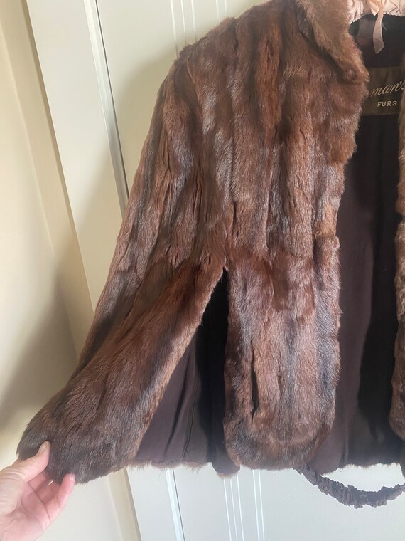 Gorgeous mink fur cape - image 5
